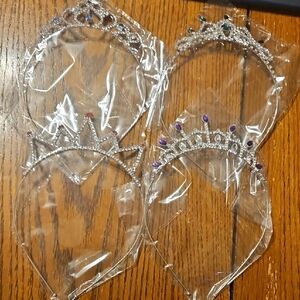 Set of Four Sparkling Tiara Headbands
